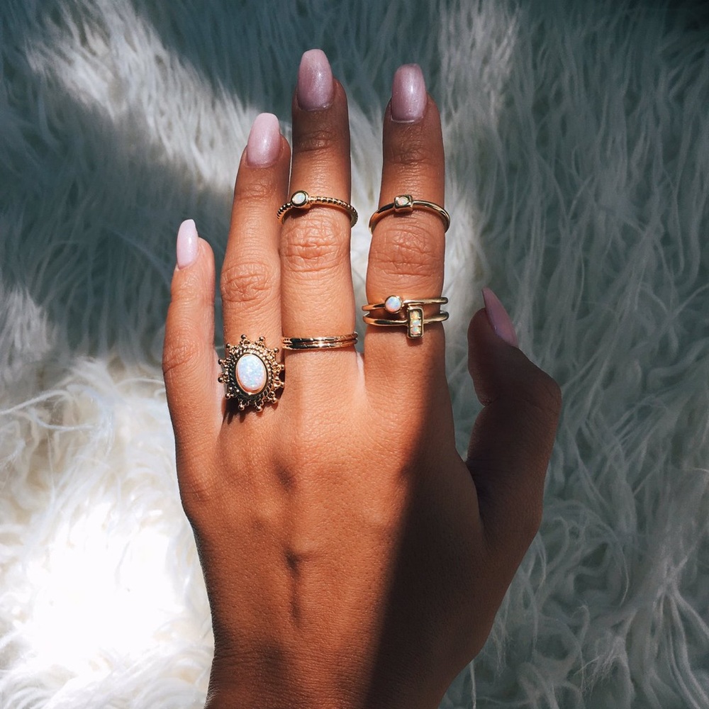 Opal Bindi Ring - image 2